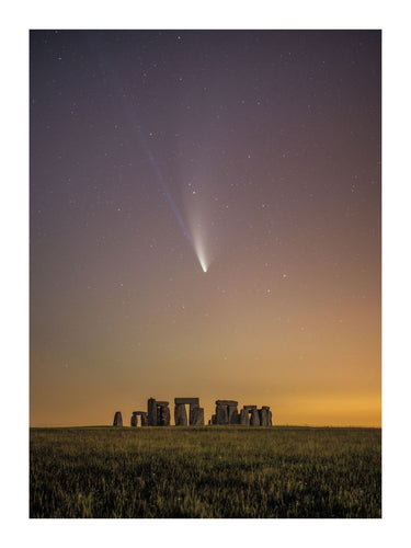 Stonehenge with Comet Neowise